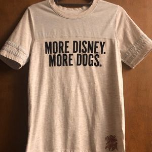 Brand new More Dogs More Disney shirt. Size small women